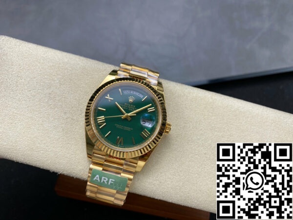 i1711829456 6527 3 Rolex Day Date 40 M228238-0061 Green Dial 1:1 Best Edition AR Factory 3255 Movement