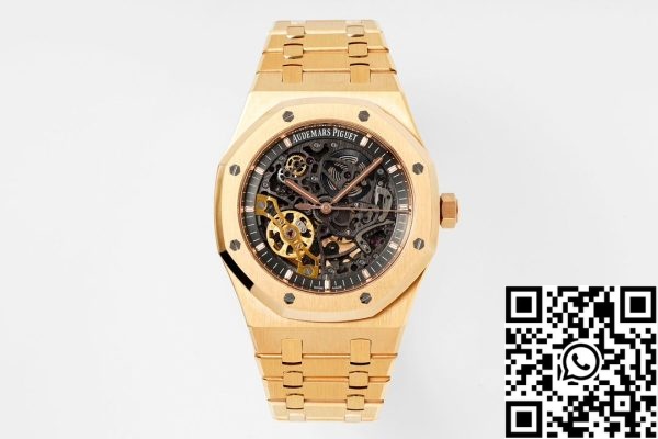 i1713341957 8393 0 Audemars Piguet Royal Oak 15407OR.OO.1220OR.01 1:1 Beste Editie ZF Fabriek Donkergrijze Wijzerplaat