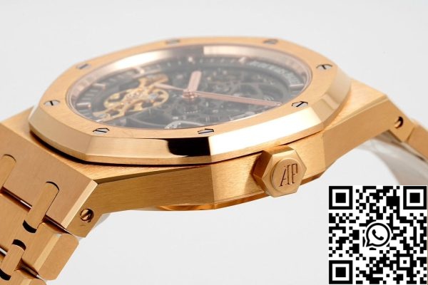 i1713341957 8523 0 Audemars Piguet Royal Oak 15407OR.OO.1220OR.01 1:1 Beste Editie ZF Fabriek Donkergrijze Wijzerplaat