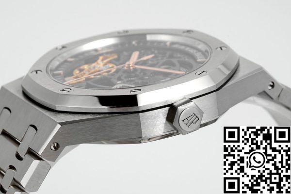 i1713341999 1538 0 Audemars Piguet Royal Oak 15407ST.OO.1220ST.01 1:1 Best Edition ZF Factory Dark Grey Dial