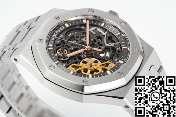 i1713341999 2891 0 Audemars Piguet Royal Oak 15407ST.OO.1220ST.01 1:1 Best Edition ZF Factory Mörkgrå urtavla