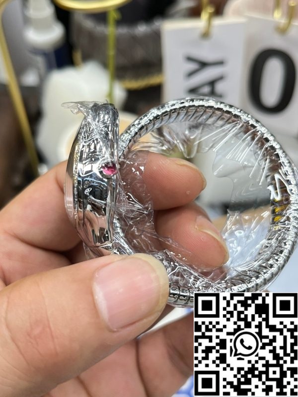 i1714832695 5886 4 BVLGARI 101816 Serpenti Tubogas Silver Diamond 1:1 Best Edition BV Factory