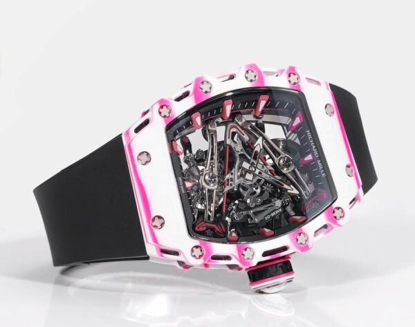 i1715076738 3612 7 Richard Mille Bubba Watson Tourbillon RM38-02 1:1 Mejor Edición Negro Correa de caucho