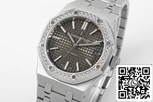 i1716536389 3947 7 Audemars Piguet 15451st.Zz.1256st.02 IP Factory 1:1 Best Edition Quadrante grigio