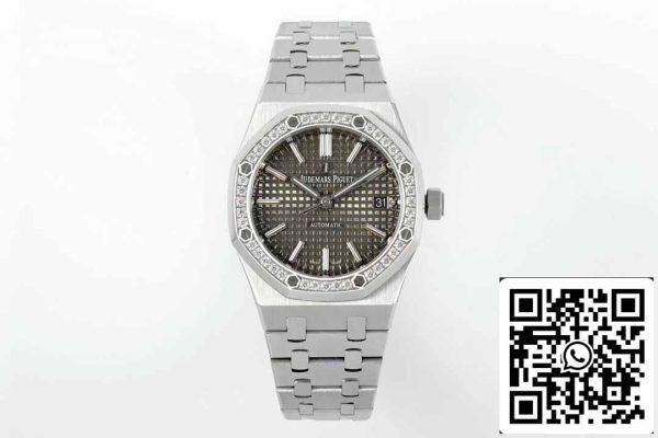 i1716536389 9571 0 Audemars Piguet 15451st.Zz.1256st.02 IP Factory 1:1 Mejor Edición Esfera Gris