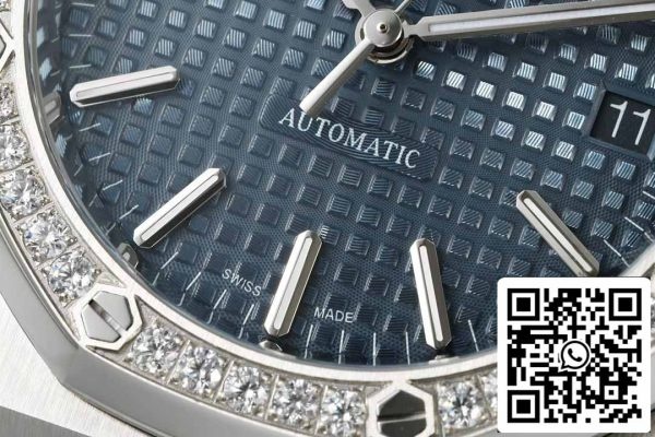 i1716536406 4041 8 Audemars Piguet 15451st.Zz.1256st.03 IP Factory 1:1 Best Edition Sininen kellotaulu