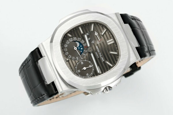 i1716628591 2249 8 Patek Philippe Nautilus 5712 PP5712GR 1:1 Best Edition PPF V2 Factory Esfera gris