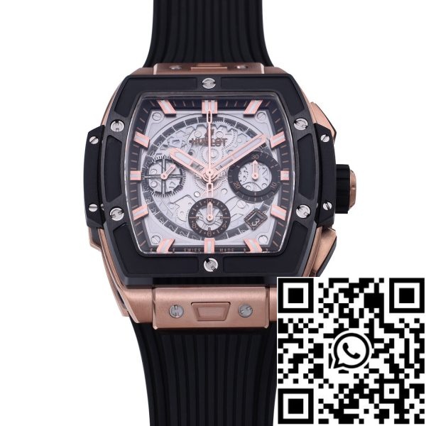 i17189801 4301 8 Hublot Big Bang Titanium 641.OM.0183.LR 1:1 Beste Editon BBF Fabrieksroze Goud Grijze Wijzerplaat Zwart