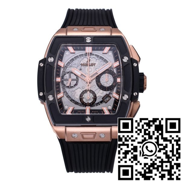 i171818189801 6148 3 Hublot Big Bang Titanium 641.OM.0183.LR 1:1 Best Editon BBF Factory Rózsaarany szürke számlap Fekete