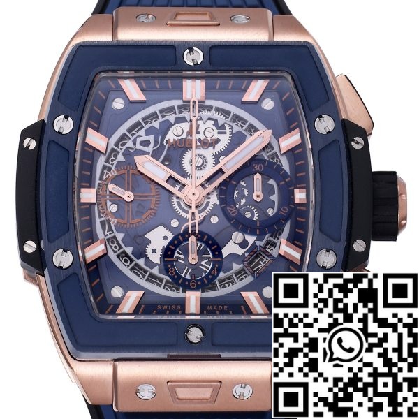 i1718190063 8270 0 Hublot Big Bang Titanio 642.OX.7180.RX 1:1 Best Editon BBF Factory Quadrante Oro Rosa Blu