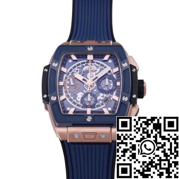 i1718190135 884 0 Hublot Big Bang Titanium 642.OX.7180.RX 1:1 Best Editon BBF Factory Rose Gold Blue Dial