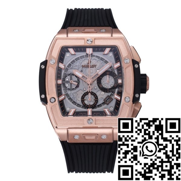 i1718190161 2488 0 Hublot Big Bang Titanium 642.OX.0180.RX 1:1 Best Editon BBF Factory Różowe złoto Szara tarcza