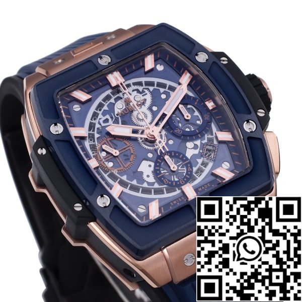 i1718190164 8081 0 Hublot Big Bang Titanium 642.OX.7180.RX 1:1 Best Editon BBF Factory Rose Gold Blue Dial