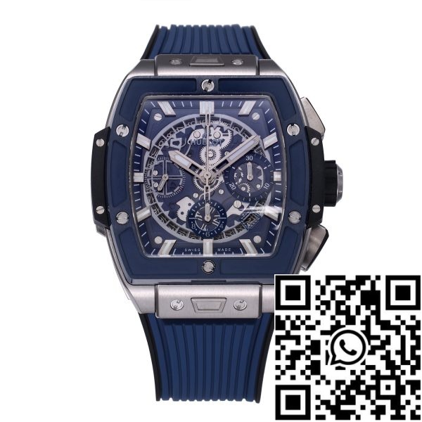 i1718190264 406 8 Hublot Big Bang Titanio 642.NM.0170.RX 1:1 Best Editon BBF Factory Quadrante blu Cinturino in gomma