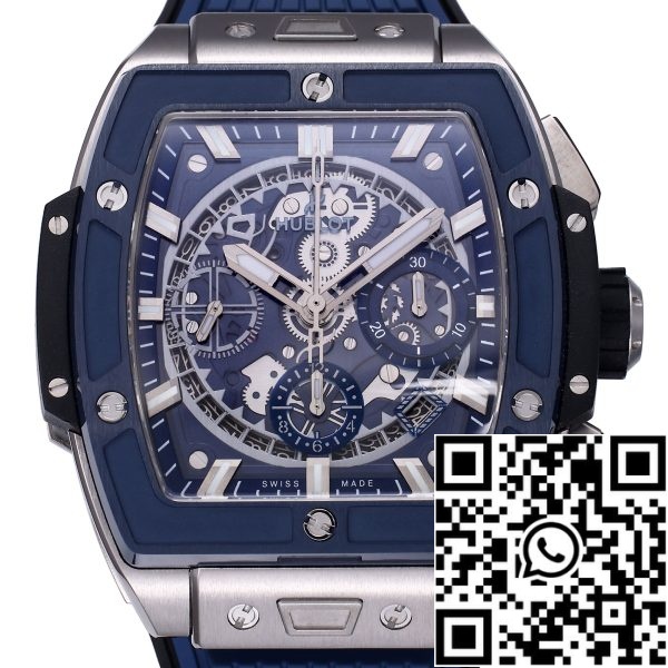 i1718190264 6046 3 Hublot Big Bang Titanium 642.NM.0170.RX 1:1 Best Editon BBF Factory Blue Dial Rubber Strap