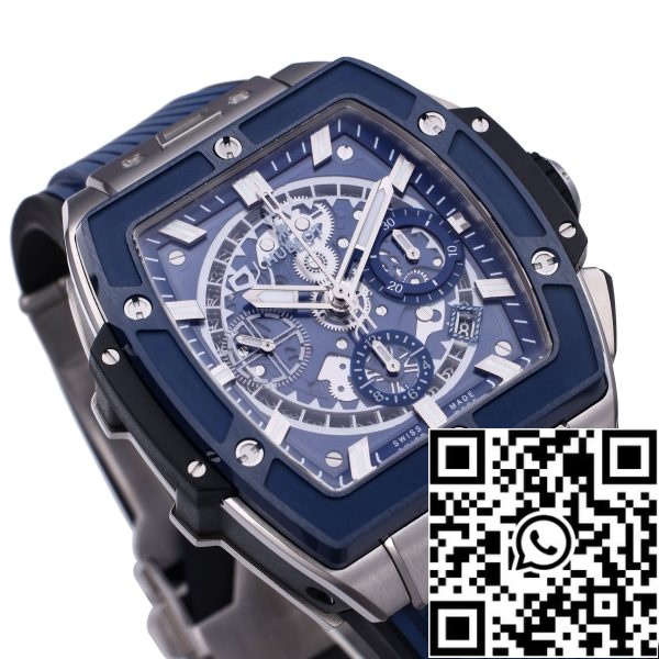 i1718190264 8756 7 Hublot Big Bang Titanium 642.NM.0170.RX 1:1 Best Editon BBF Factory Blue Dial Rubber Strap