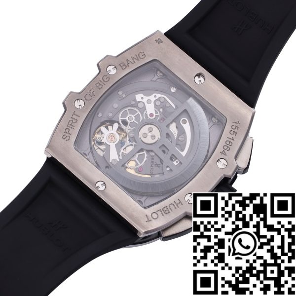 i1718190264 8896 4 Hublot Big Bang Titanium 642.NM.0170.RX 1:1 Best Editon BBF Factory Blue Dial Rubber Strap