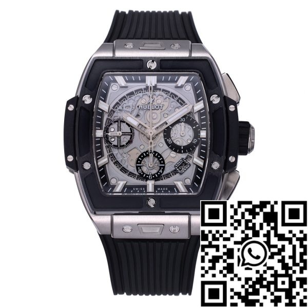 i1718190308 1804 7 Hublot Big Bang Titanium Ceramic 642.NM.0170.RX 642NM0170RX 1:1 Best Editon BBF Factory Schwarzes Kautschukarmband