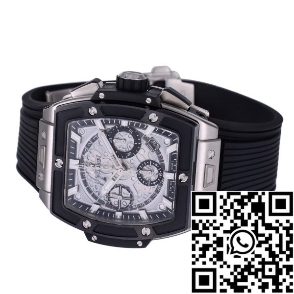 i1718190308 3308 2 Hublot Big Bang Titanio Ceramica 642.NM.0170.RX 642NM0170RX 1:1 Best Editon BBF Factory Cinturino in gomma nera