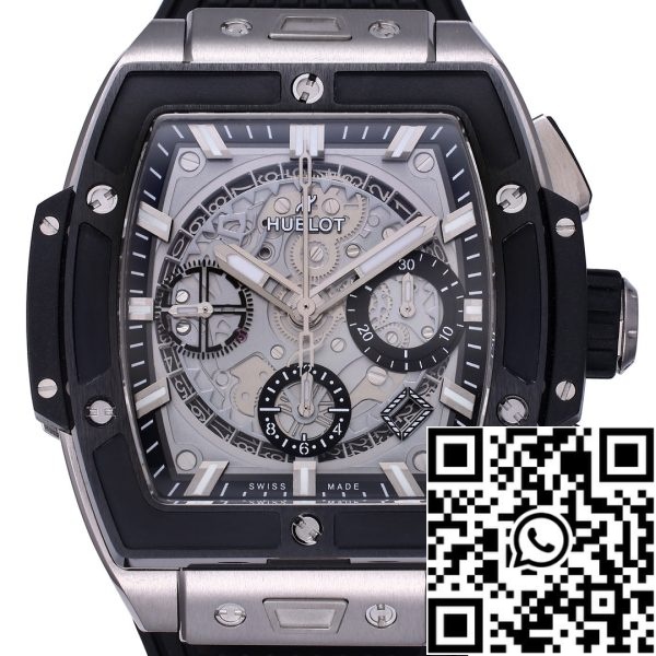 i1718190308 9114 6 Hublot Big Bang Titanio Ceramica 642.NM.0170.RX 642NM0170RX 1:1 Best Editon BBF Factory Cinturino in gomma nera