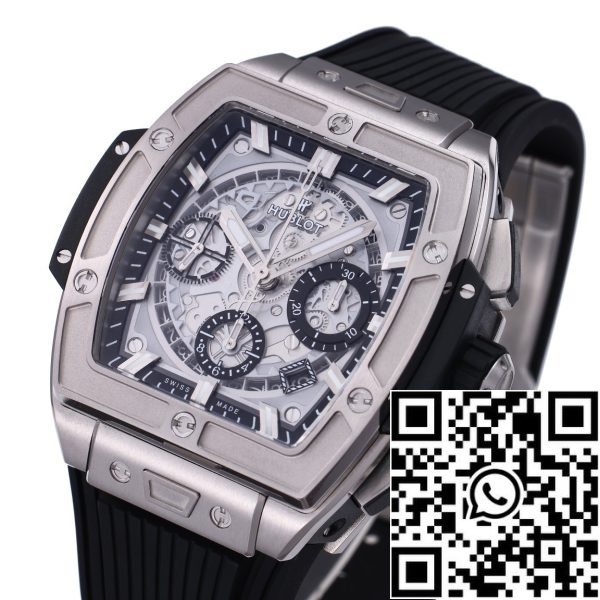 i1718190395 3493 1 Hublot Big Bang Titanium 642.NX.0170.RX 642NX0170RX 1:1 Best Editon BBF Factory Mostrador cinzento Correia de borracha (Sao chép)