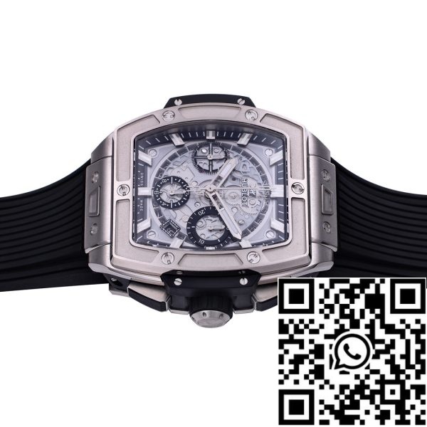 i1718190395 4823 0 Hublot Big Bang Titanium 642.NX.0170.RX 642NX0170RX 1:1 Best Editon BBF Factory Mostrador cinzento Correia de borracha (Sao chép)