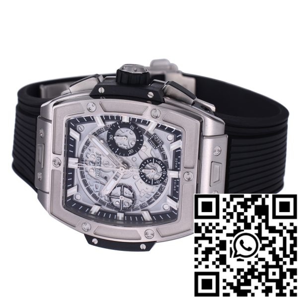 i1718190395 6085 7 Hublot Big Bang Titanium 642.NX.0170.RX 642NX0170RX 1:1 Best Editon BBF Factory Szara tarcza Gumowy pasek (Sao chép)