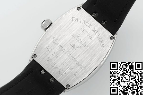 i1721446573 1529 5 Franck Muller V32 Yachting pentru femei 1:1 Best Edition ABF Factory Square Diamond Gypsophila Black