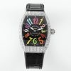 i1721446573 6822 1 Franck Muller V32 damski Yachting 1:1 Best Edition ABF Factory Square Diamond Gypsophila Black