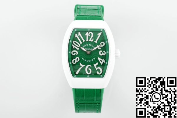 i1721446673 7345 3 Franck Muller V32 női vitorlás 1:1 Best Edition ABF Factory zöld számlapja