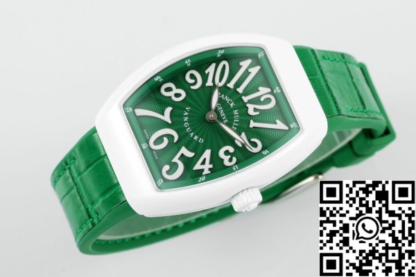 i1721446673 9550 7 Franck Muller V32 női vitorlás 1:1 Best Edition ABF Factory zöld számlapja