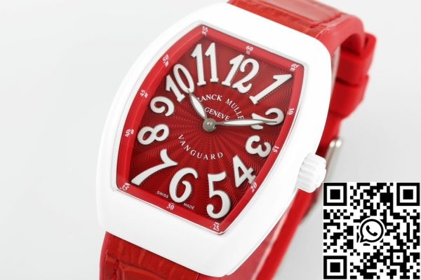 i1721446698 1912 4 Franck Muller V32 Women's Yachting 1:1 Best Edition ABF Factory Red Dial