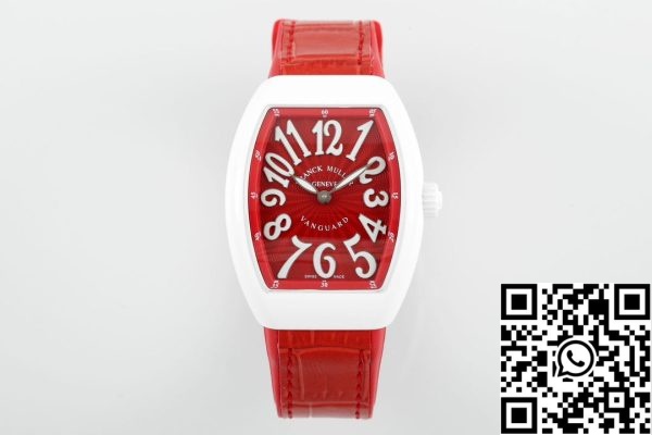 i1721446698 962 6 Franck Muller V32 Women's Yachting 1:1 Best Edition ABF Factory Red Dial