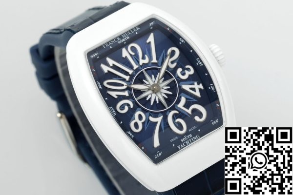 i1721446752 2986 7 Franck Muller V32 Yachting Donna 1:1 Best Edition ABF Factory Quadrante blu