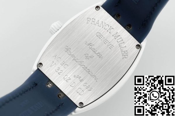 i1721446752 7174 3 Франк Мюлер V32 женски Yachting 1: 1 Най-доброто издание ABF Factory Blue Dial