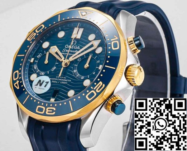 i1723742654 6569 8 Omega Seamaster 210.20.44.51.03.001 Diver 300m 1:1 Best Edition N1 Factory Correa de caucho