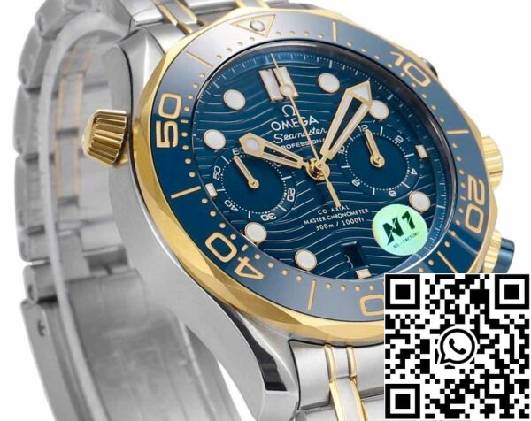 i1723742671 4111 0 Omega Seamaster 210.20.44.51.03.001 Diver 300m 1:1 Mejor Edición N1 Fábrica