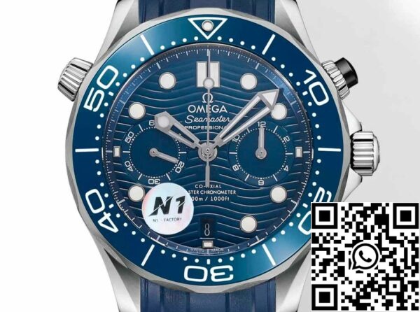 i1723742712 7041 0 Omega Seamaster Collection 210.30.44.51.03.001 1:1 Best Edition N1 Factory Gumowy pasek