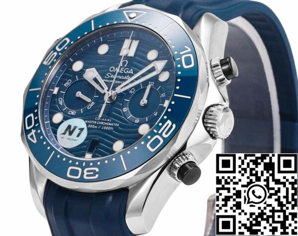 i1723742713 5861 4 Omega Seamaster Kollektion 210.30.44.51.03.001 1:1 Best Edition N1 Factory Kautschukband