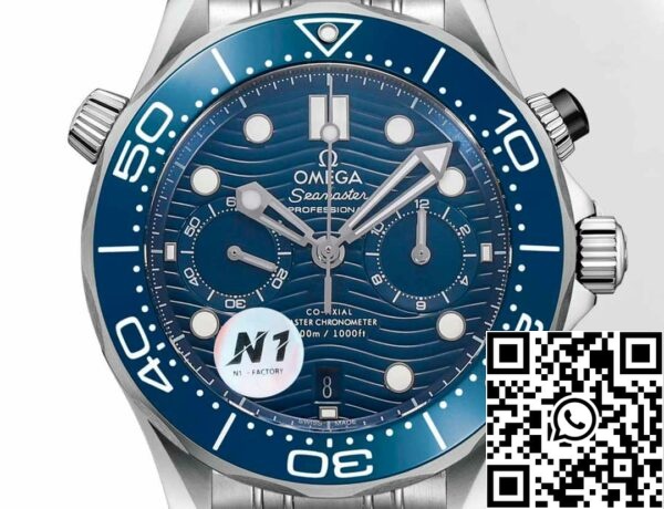 i1723742738 9159 2 Omega Seamaster Collection 210.30.44.51.03.001 1:1 Best Edition N1 Factory Blue Dial