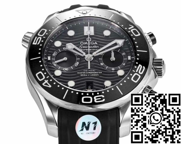 i1723742753 136 3 Omega Seamaster 210.30.44.51.01.001 Diver 300m 1:1 Best Edition N1 Fabryczny gumowy pasek