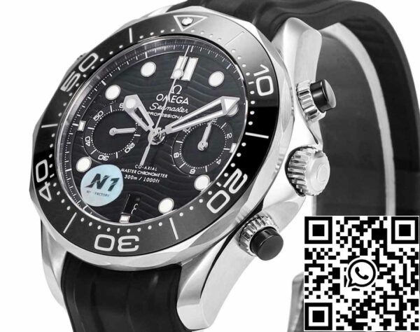 i1723742753 5605 5 Omega Seamaster 210.30.44.51.01.001 Diver 300m 1:1 Best Edition N1 Factory Bracelete em borracha