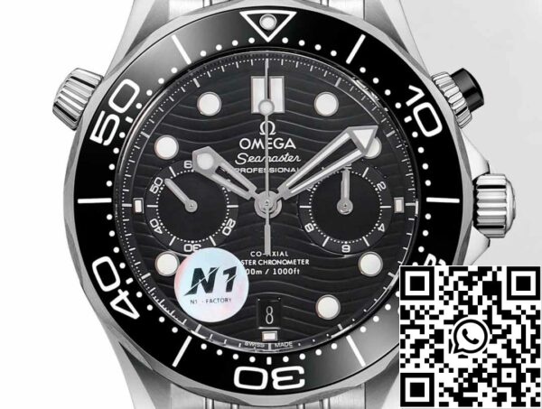 i1723742767 4716 7 Omega Seamaster 210.30.44.51.01.001 Diver 300m 1:1 Best Edition N1 Fabriek Zwarte Wijzerplaat