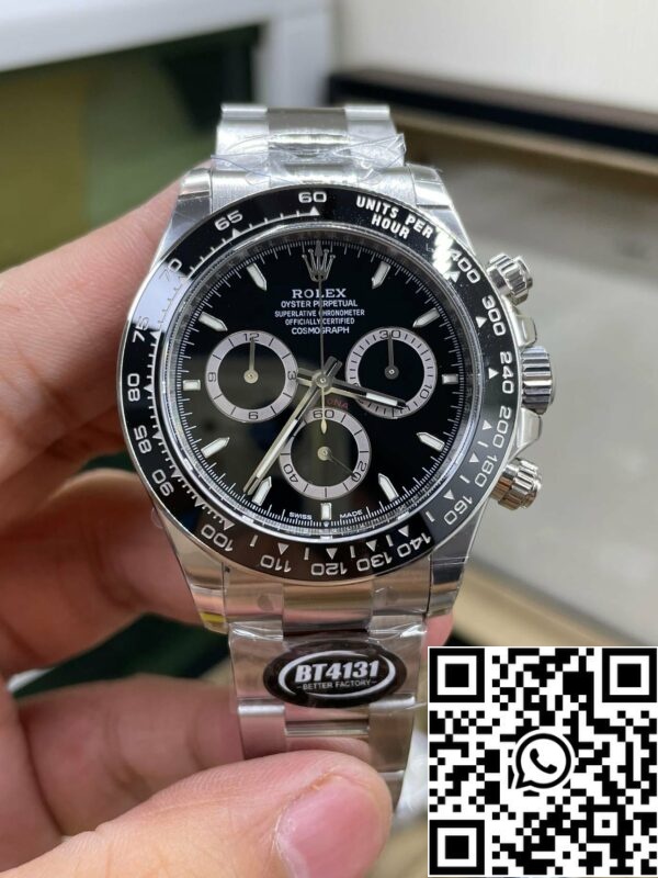 m1716806419949 8914 Rolex Cosmograph Daytona M126500ln-0002 Nytt 4131 urverk 1:1 Best Edition BT Factory