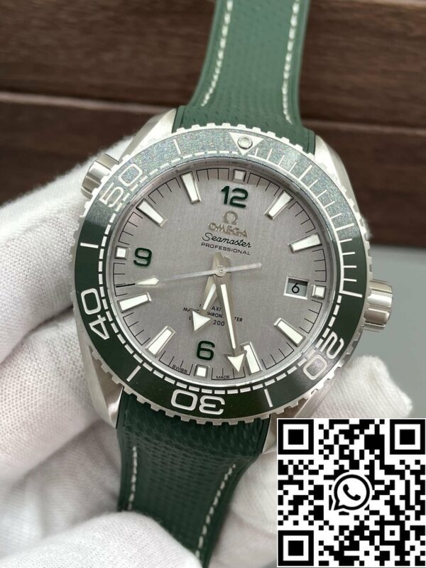 m1720850074866 1737 Omega Seamaster Planet Ocean 600M 215.32.44.21.06.001 VS Factory 1:1 Най-добро издание Зелена каучукова каишка