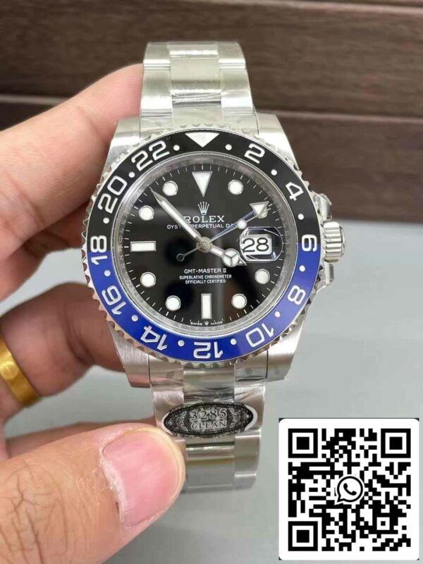 m1724030580491 4152 Rolex GMT Master II 116710BLNR-78200 1:1 Best Edition tiszta gyári fekete számlap