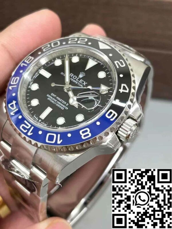 m1724030580498 1412 Rolex GMT Master II 116710BLNR-78200 1:1 Najboljša izdaja Čista tovarna Črna številčnica