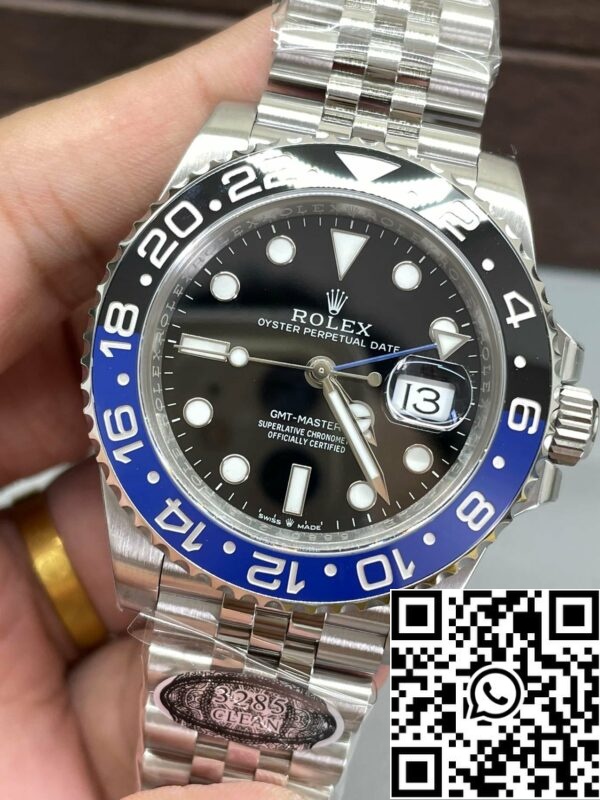 m1724036346473 0429 Rolex GMT Master II M126710BLNR-0002 1:1 Best Edition Clean Factory V3 Quadrante nero