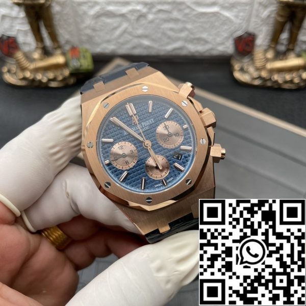 fénykép 1 2024 07 22 23 53 45 Audemars Piguet Royal Oak Chronograph 26331OR.OO.D315CR.01 1:1 Best Edition OM Factory Rose Gold