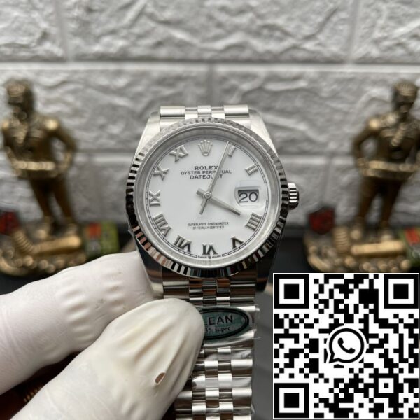 снимка 1 2024 07 22 23 58 15 Rolex Datejust M126234-0025 36MM 1:1 Най-добро издание Чиста фабрика от неръждаема стомана